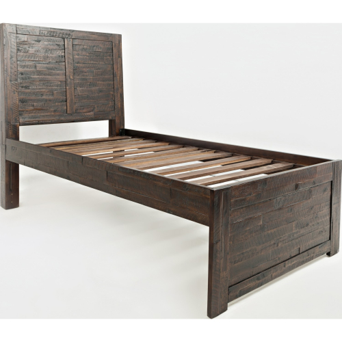 Jackson Lodge Twin Panel Bed in Distressed Finish